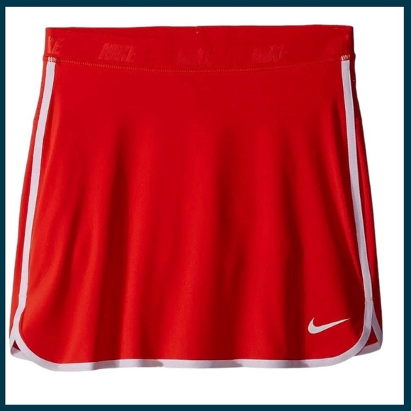 Nike Red White Piping Fitness Tennis Golf Skort (XS) - Picture 3 of 12
